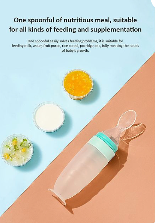 EasySqueeze™-Baby Food Squeeze Spoon Bottle