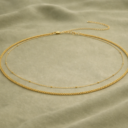 Cube Spark Waist Chain- Double Layered