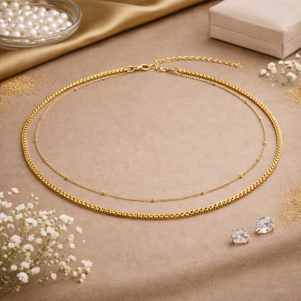 Cube Spark Waist Chain- Double Layered