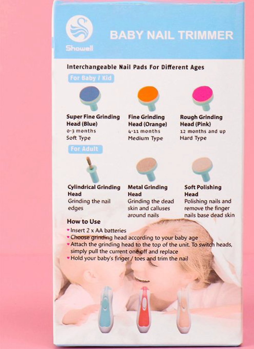 EasyTrim™ - Baby Nail Cutter, Safe, Precise & Easy Grip